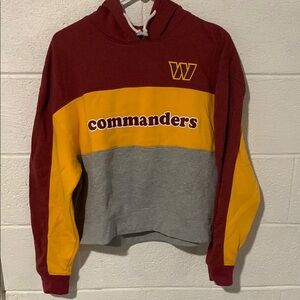NFL Commanders Hoodie - Burgundy, Gold, and Gray